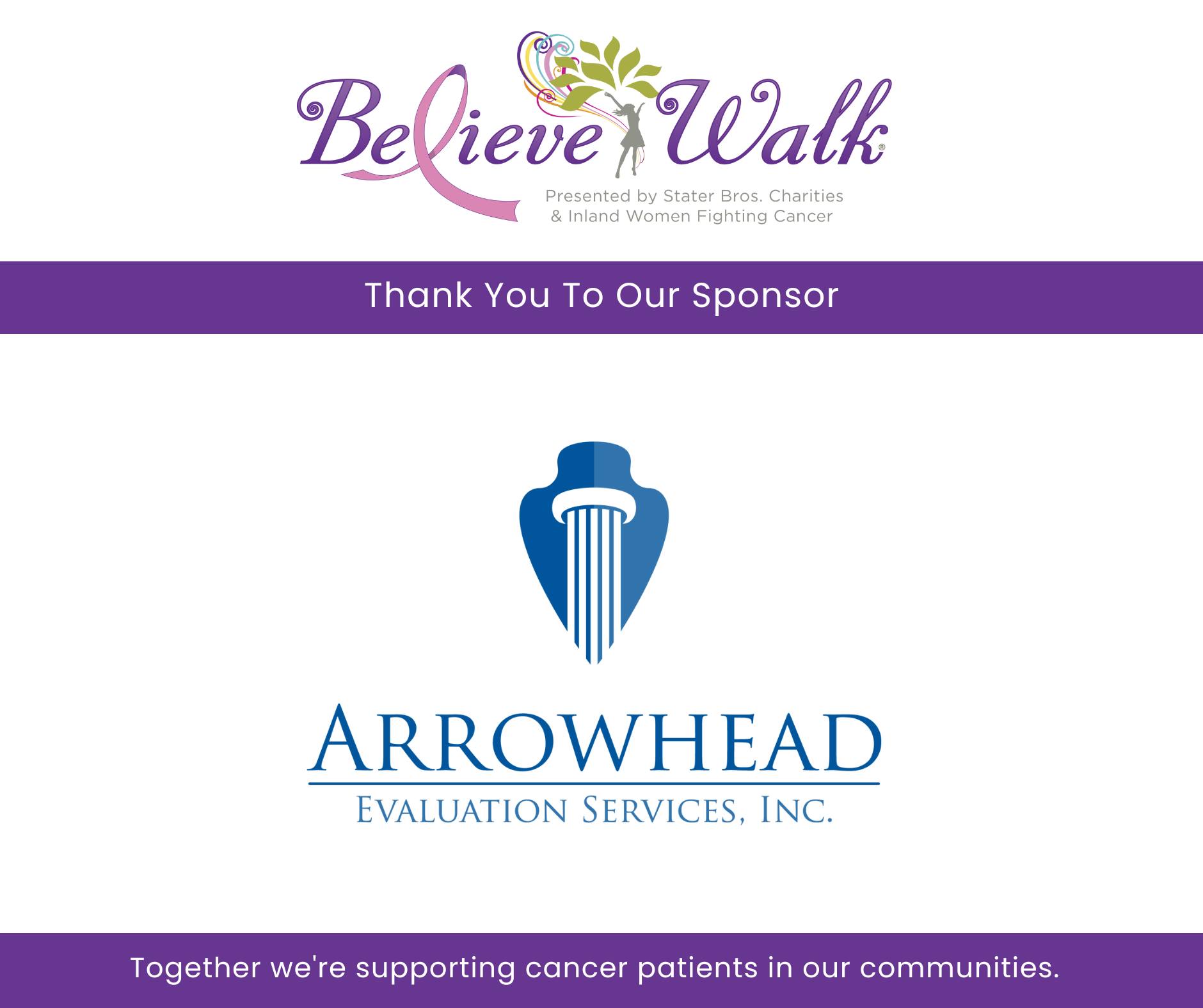 AES Lofo Believe Walk logo