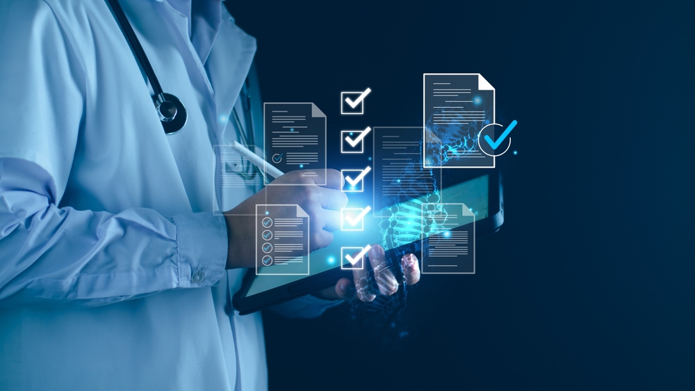 doctor holding tablet digital